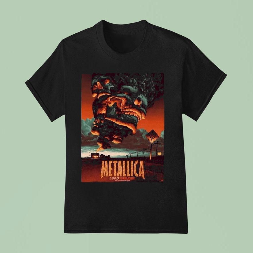 Metallica Load The House Jack Built Art By Max Loeffler Addition Load Series Shirt