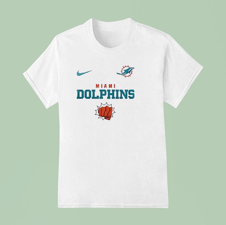 Miami Dolphins X One Punch Man Go Dolphins Shirt