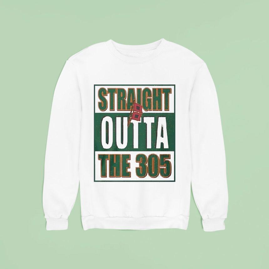 Miami Hurricanes Straight Outta The 305 Shirt Miami Hurricanes Straight Outta The 305 Shirt