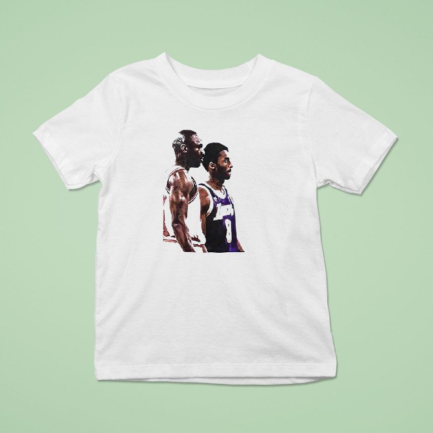 Michael Jordan And Kobe Bryant Feb 1st Great Western Forum 1998 Vintage Shirt