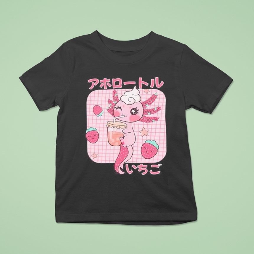 Michelle Otter Strawberry Axolotl Shirt