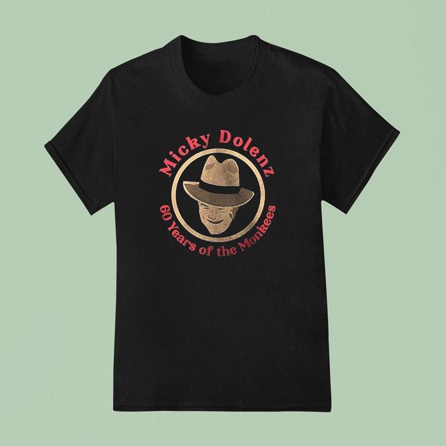 Micky Dolenz 60 Years Of The Monkees Dates Shirt