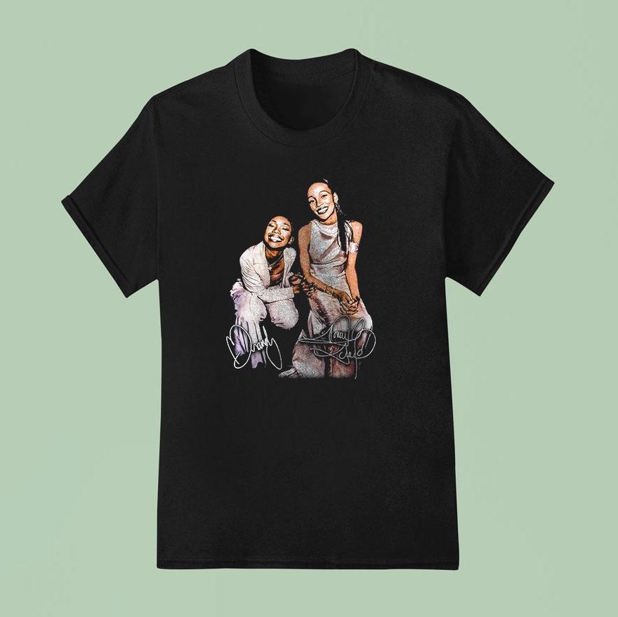 Monica And Brandy Graphic Signature Shirt
