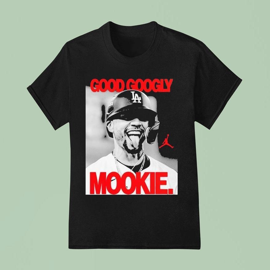 Mookie Betts Good Googly Celebrate Los Angeles Dodgers Mlb 2025 World Series Champions Shirt