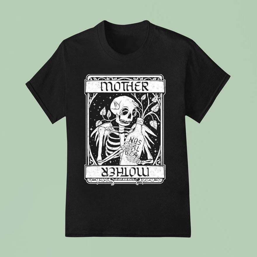 Mother Mother Tarot Card Skeleton Shirt