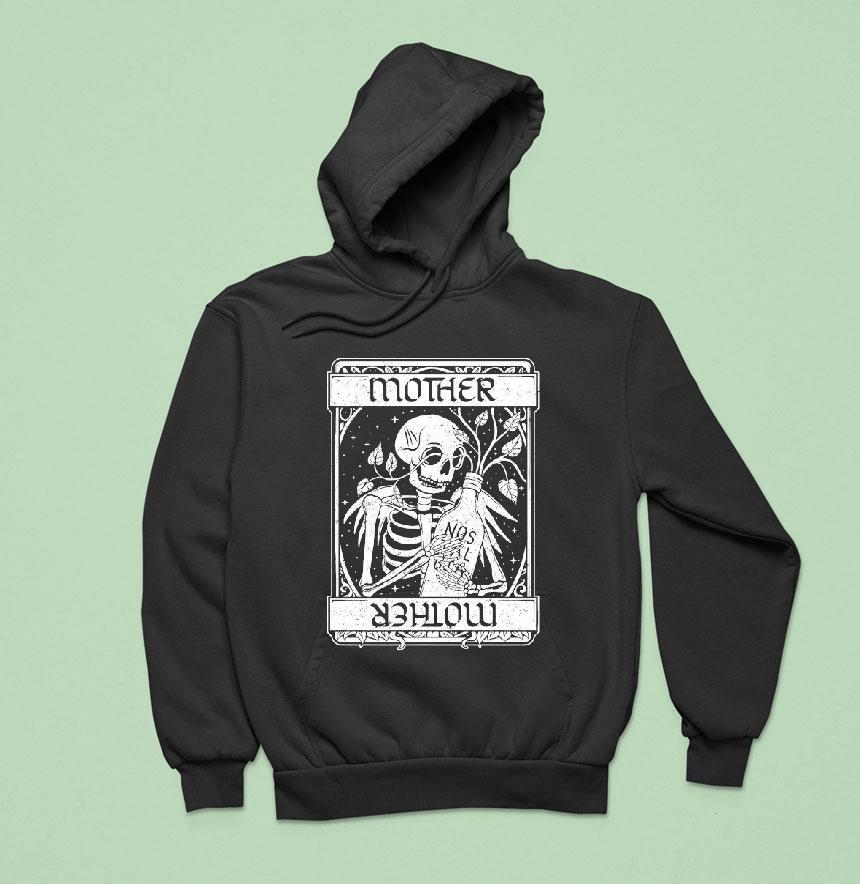 Mother Mother Tarot Card Skeleton Shirt Mother Mother Tarot Card Skeleton Shirt