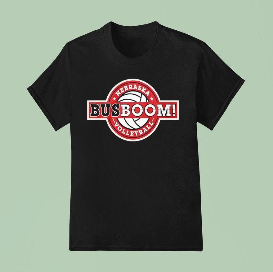 Nebraska Cornhuskers Volleyball Busboom Logo Shirt