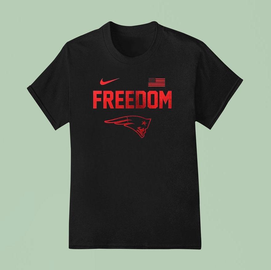 New England Patriots X Freedom Logo Shirt