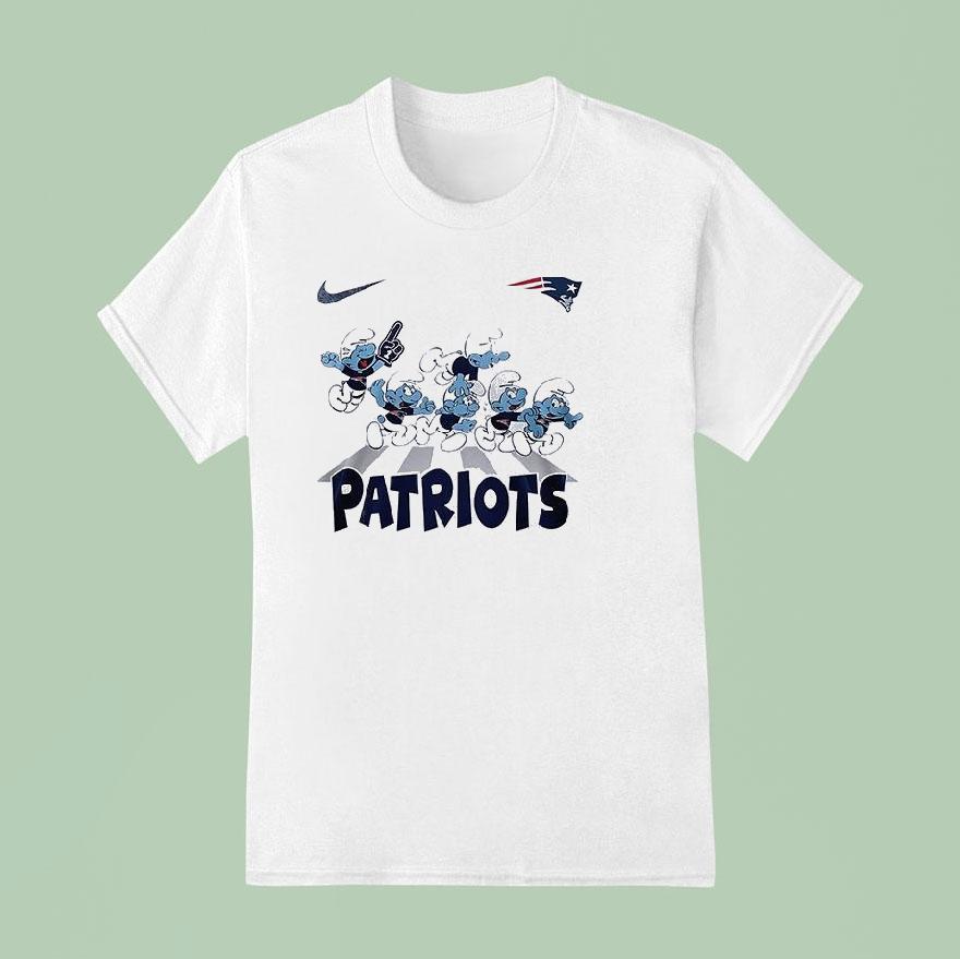 New England Patriots X The Smurfs Go Patriots Shirt