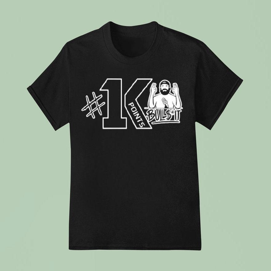 Nikita Kucherov 1k 1000 Points Bullshit Shirt