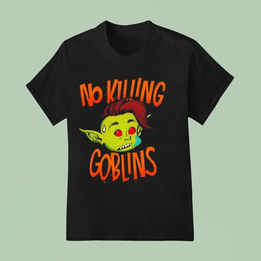 No Killing Goblins Denim Shirt