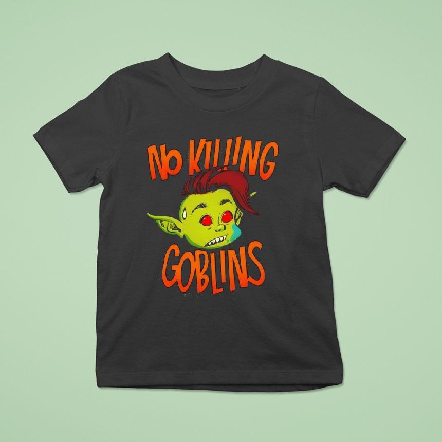 No Killing Goblins Denim Shirt