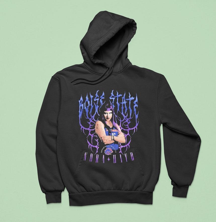 Nora Hayd Elevated Streetwear Horror Metal Boise State Broncos Volleyball Shirt Nora Hayd Elevated Streetwear Horror Metal Boise State Broncos Volleyball Shirt