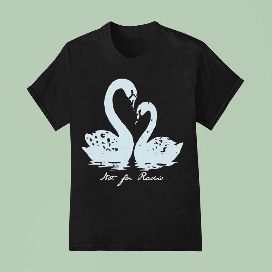 Not For Radio Pair Of Swans Lovers Shirt