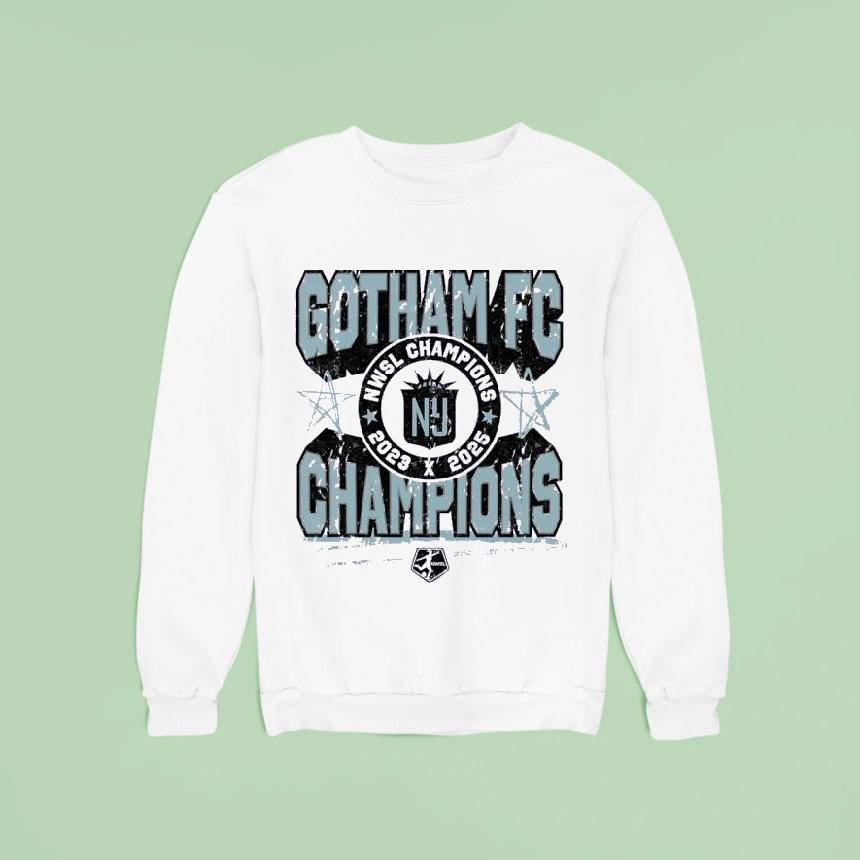 Nwsl Gotham Fc Champions 2025 Shirt Nwsl Gotham Fc Champions 2025 Shirt