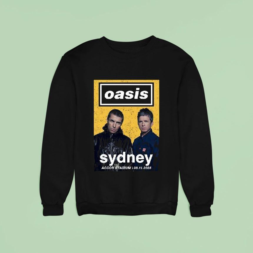 Oasis Live 25 Tour Sydney Australia Night 2 Venue At Accor Stadium On November 8 Shirt Oasis Live 25 Tour Sydney Australia Night 2 Venue At Accor Stadium On November 8 Shirt