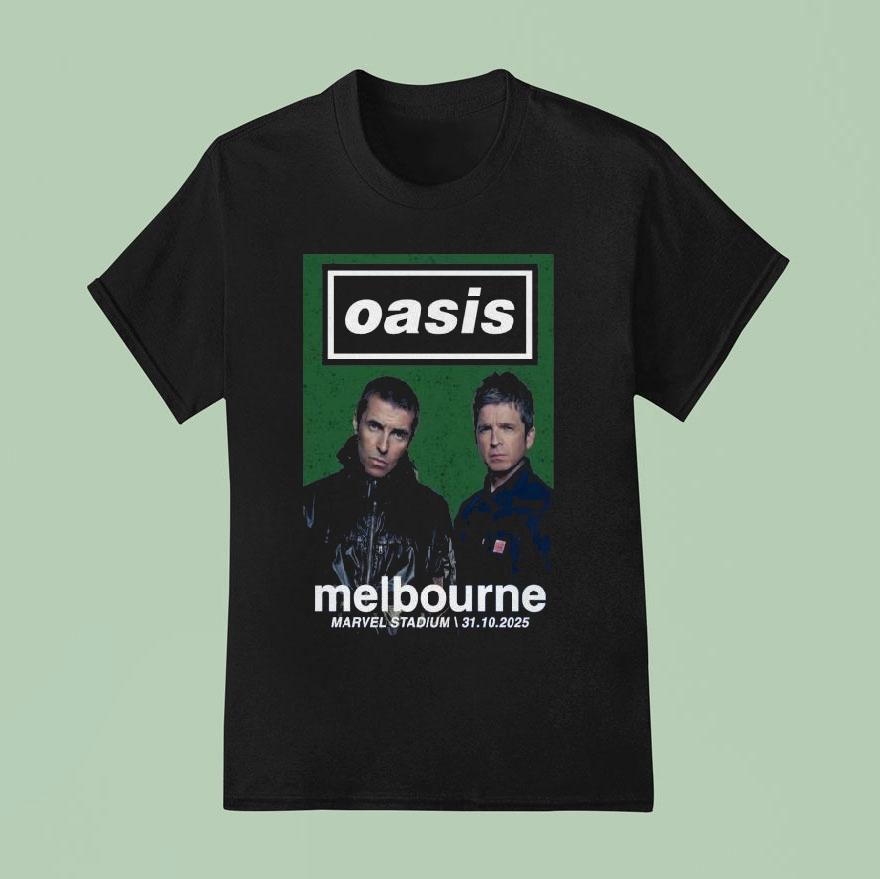 Oasis Oct 31 2025 Marvel Stadium, Melbourne Shirt