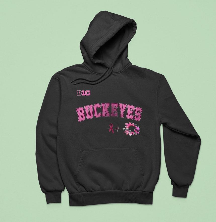 Ohio State Buckeyes Breast Cancer Awareness Logo Shirt Ohio State Buckeyes Breast Cancer Awareness Logo Shirt