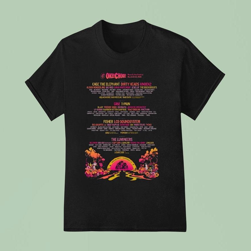 Okeechobee Music Festival March 19-22 2026 Event Shirt