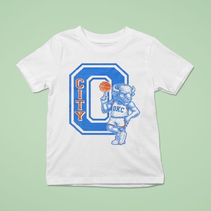 Oklahoma City Thunder Mascot O Shirt