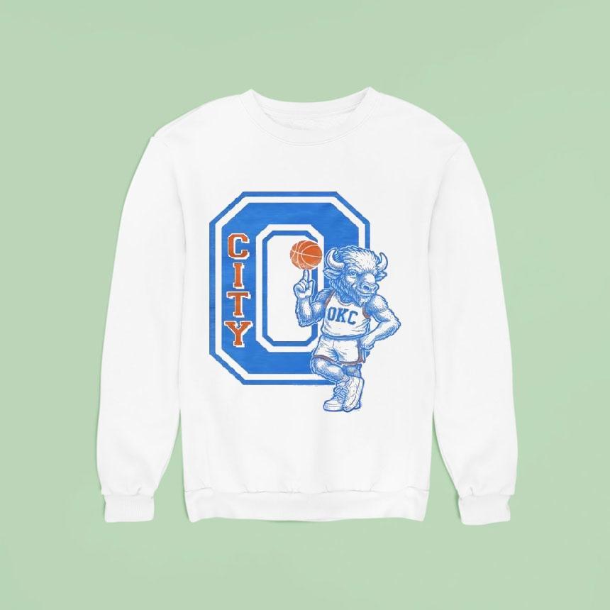 Oklahoma City Thunder Mascot O Shirt Oklahoma City Thunder Mascot O Shirt