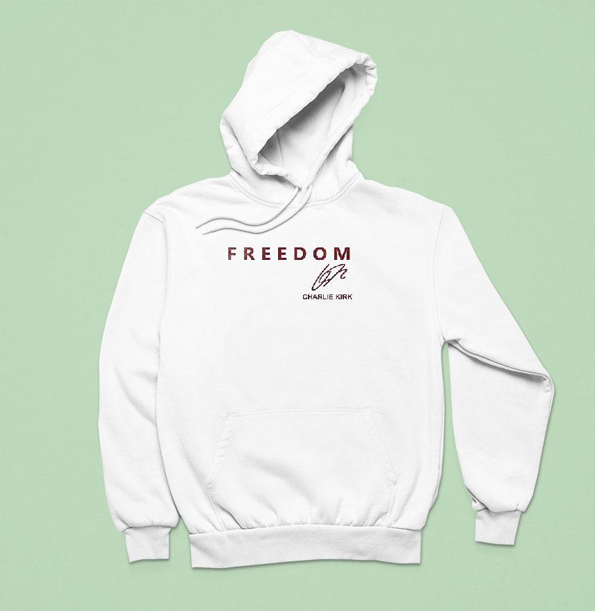 Oklahoma Soners X The University Of Oklahoma X Charlie Kirk Freedom Signature Shirt Oklahoma Soners X The University Of Oklahoma X Charlie Kirk Freedom Signature Shirt