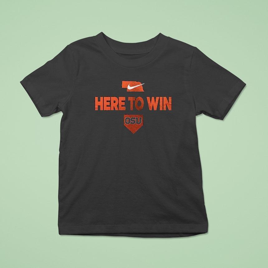 Oregon State Beavers Here To Win Men’s College World Series Logo Shirt