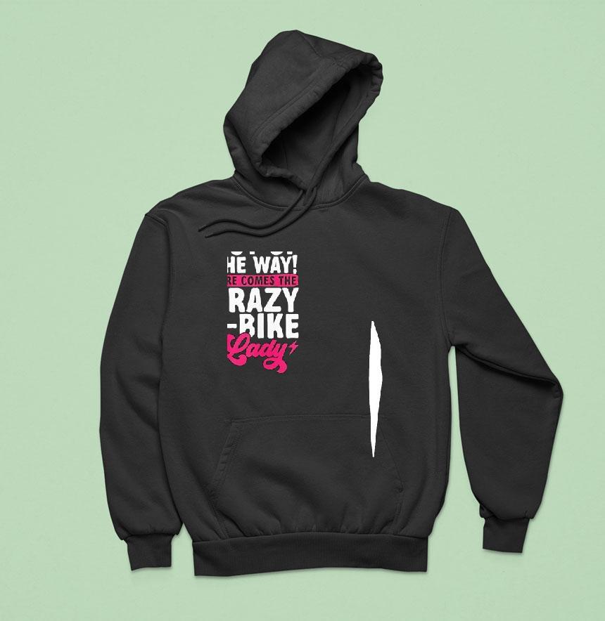 Out Of The Way Here Comes The Crazy E-bike Lady Shirt Out Of The Way Here Comes The Crazy E-bike Lady Shirt