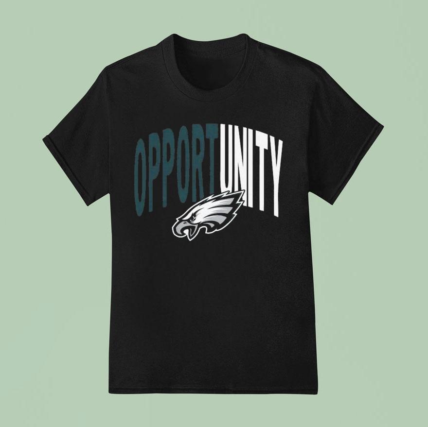 Philadelphia Eagles 2025 Inspire Change Opportunity Tri-blend Shirt
