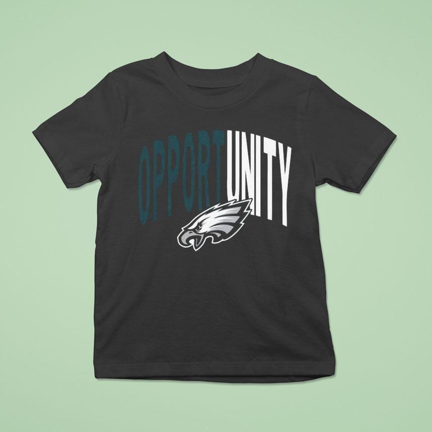 Philadelphia Eagles 2025 Inspire Change Opportunity Tri-blend Shirt