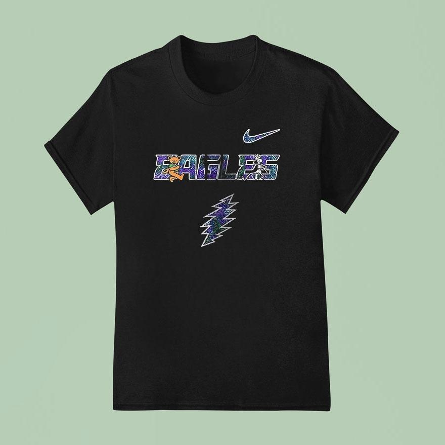 Philadelphia Eagles Grateful Dead Bears Logo Shirt