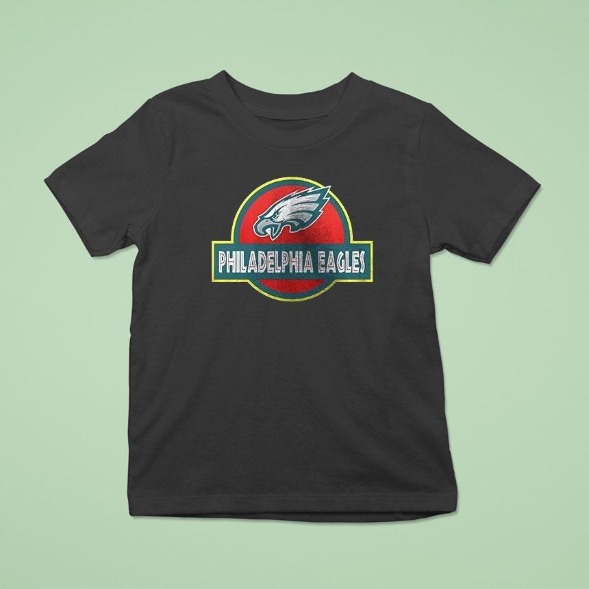 Philadelphia Eagles X Jurassic Park Life Finds A Way Shirt