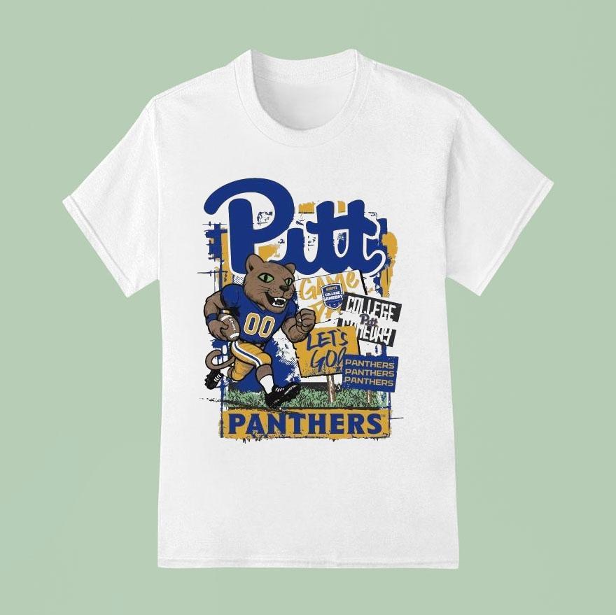 Pitt Panthers Let’s Go 2025 College Gameday Mascot Runner Shirt