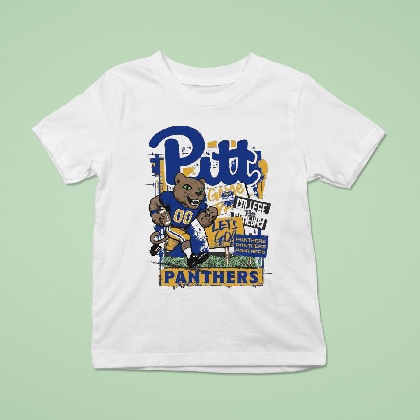 Pitt Panthers Let’s Go 2025 College Gameday Mascot Runner Shirt
