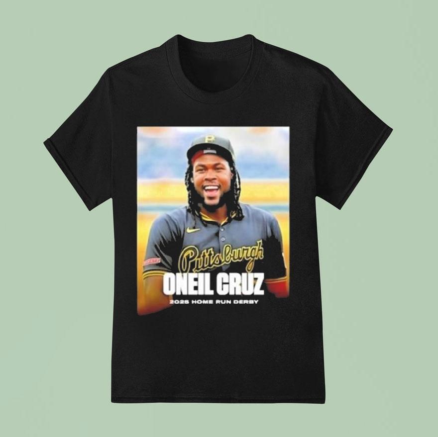 Pittsburgh Pirates Oneil Cruz 2025 Home Run Derby Shirt