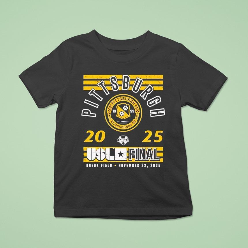 Pittsburgh Riverhounds Sc 2025 Usl Championship Final Shirt