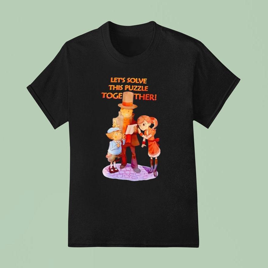 Professor Layton Let’s Solve This Puzzle Together Shirt