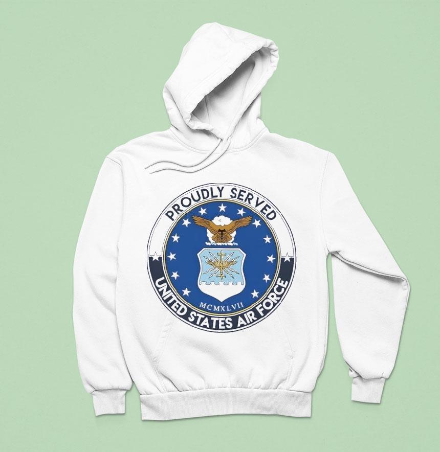 Proudly Served-united States Air Force Logo Shirt Proudly Served-united States Air Force Logo Shirt