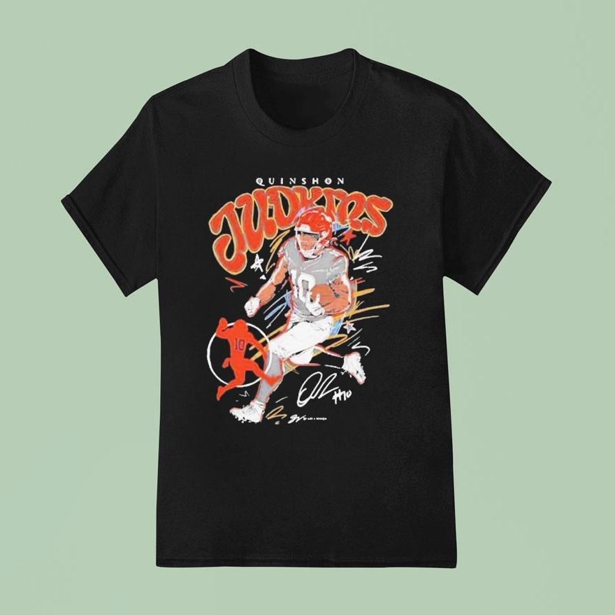 Quinshon Judkins Cleveland Browns Scribble Signature Shirt