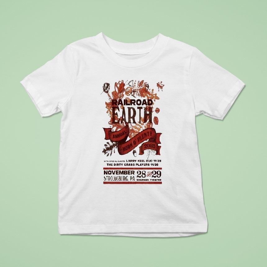 Railroad Earth November 28-29 2025 Sherman Theater Stroudsburg Pa Shirt