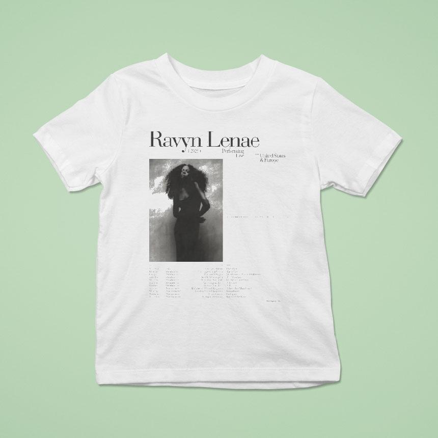 Ravyn Lenae Tour Dates 2025 In The United States And Europe Shirt