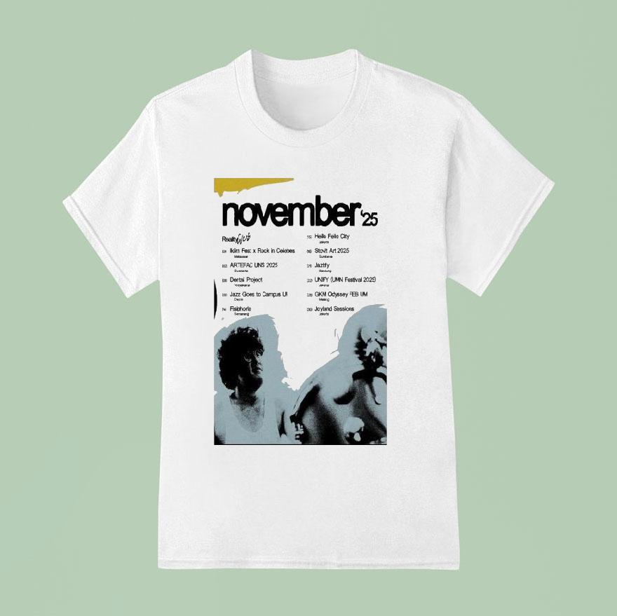 Reality Club November Tour 2025 Shirt