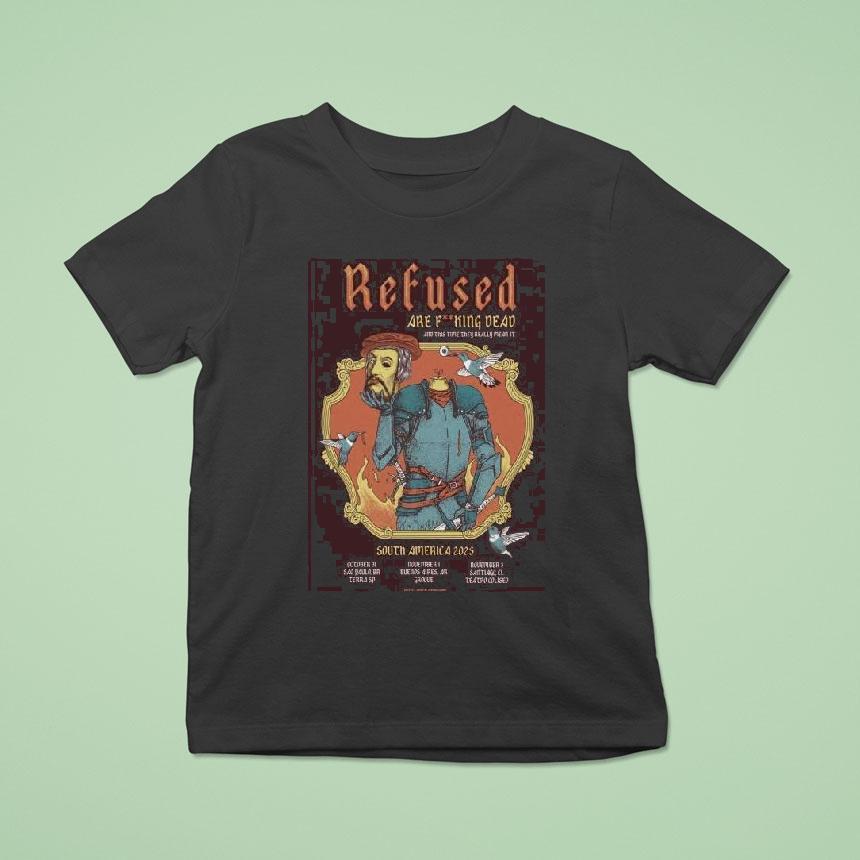 Refused South America 2025 Tour Shirt