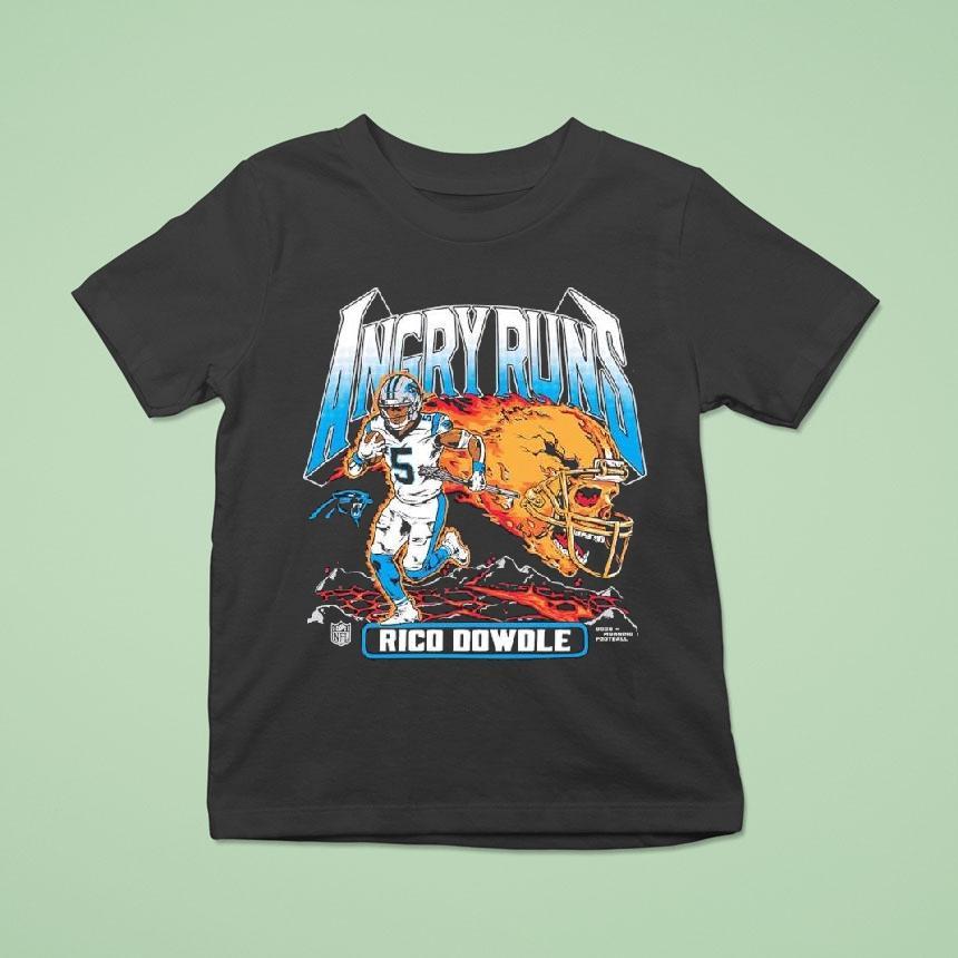 Rico Dowdle Angry Runs Carolina Panthers Good Morning Football Shirt
