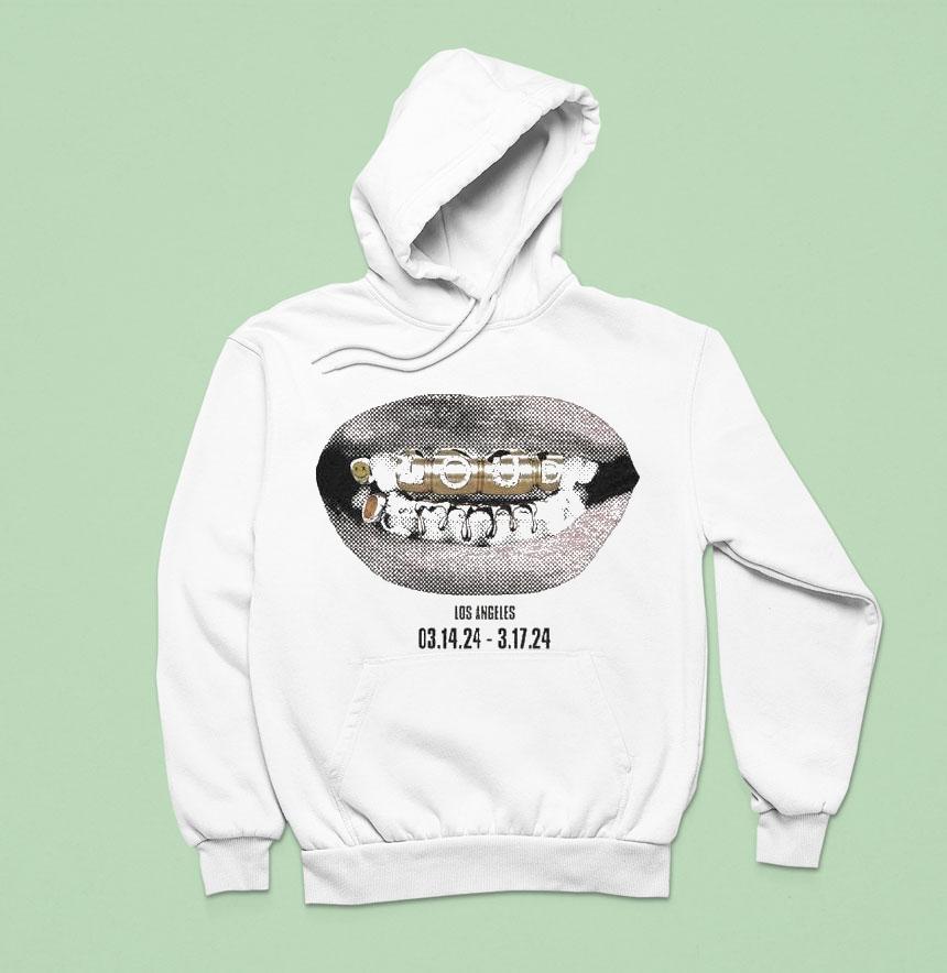 Rolling Loud Loud Mouth Grill Bling Lime Los Angeles 2024 Shirt Rolling Loud Loud Mouth Grill Bling Lime Los Angeles 2024 Shirt