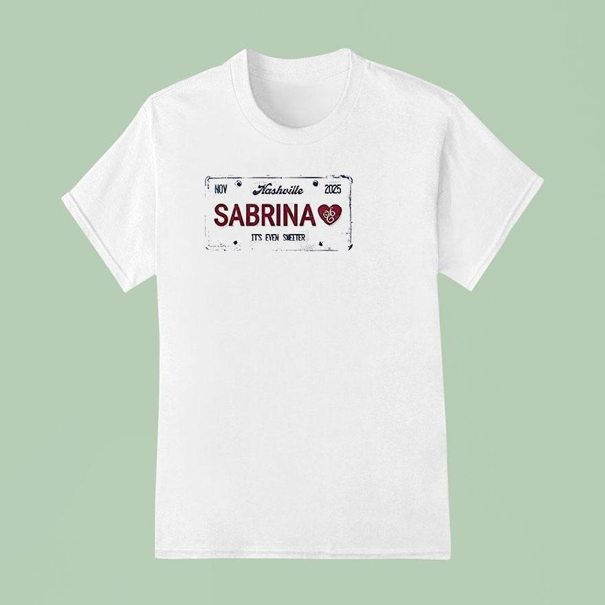 Sabrina Carpenter Nashville It’s Even Sweeter Graphic Vintage Shirt