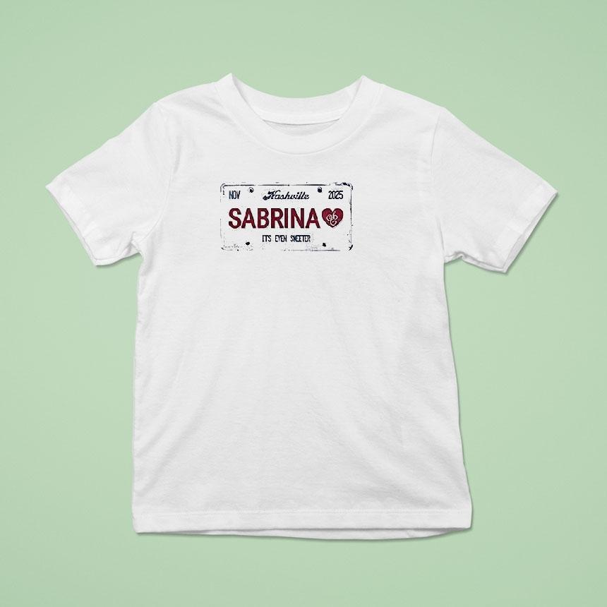 Sabrina Carpenter Nashville It’s Even Sweeter Graphic Vintage Shirt