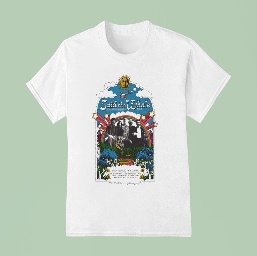 Said The Whale 20th Anniversary Tour 2026 Shirt