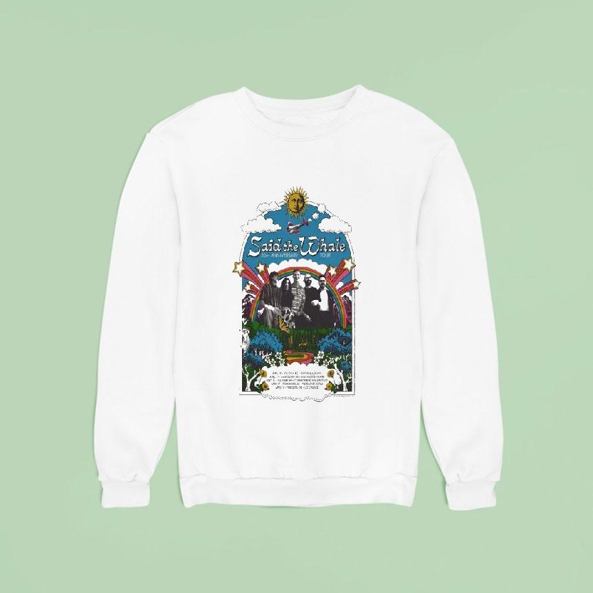 Said The Whale 20th Anniversary Tour 2026 Shirt Said The Whale 20th Anniversary Tour 2026 Shirt