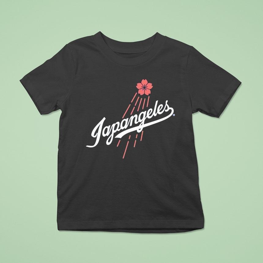 Sakura Japangeles Los Angeles Dodgers Logo Shirt